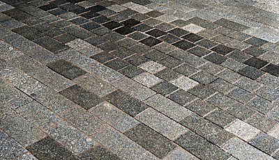 Farverne på granitten på Kongensgade